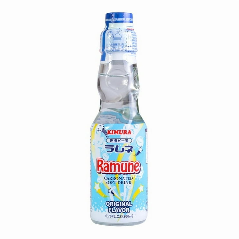 Pack of 18, Kimura Original Ramune Soda, 6.76 oz - Walmart.com