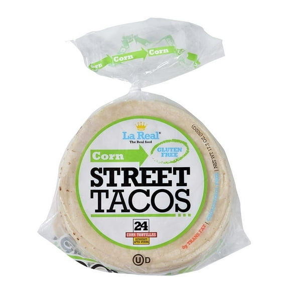 Pack of 18, La Real Street Corn Tacos, 17.7 oz