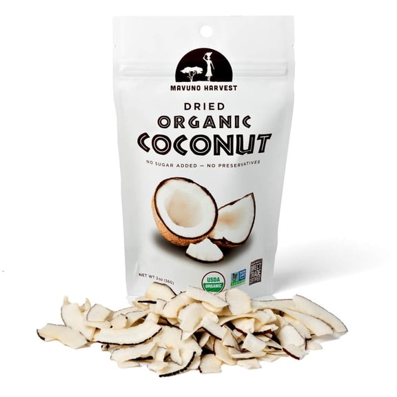 (Pack of 18) Mavuno Harvest Fruit Dried Coconut 2 Oz