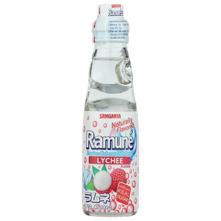 Pack of 18, Sangaria Ramune Lychee, 6.76 fl oz - Walmart.com