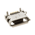 thumbnail image 1 of Pack of 19  10118194-0001LF  USB - micro B USB 2.0 Receptacle Connector 5 Position Surface Mount, Right Angle; Through Hole, 1 of 2