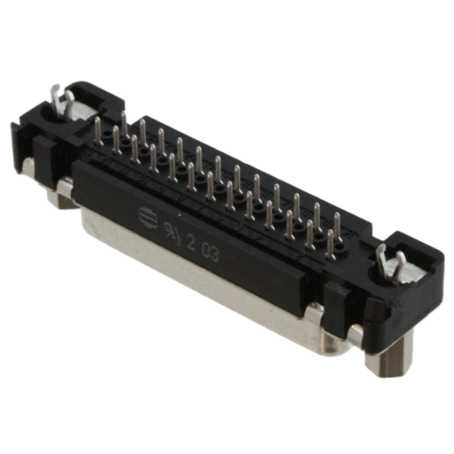 Pack of 2 09663516513 Connector 25 Position D-Sub Receptacle, Female ...