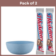 thumbnail image 1 of Pack of 2. 3 Musketeers Milk Chocolate Candy Bar, Sharing Size, 3.28 oz- With Bowl, 1 of 6