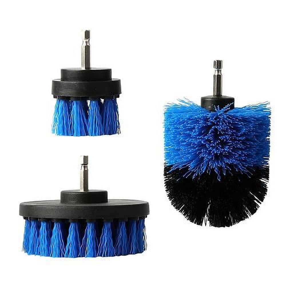 Kit Spazzole Per Trapano Drillbrush – 3 Setole (morbida, Media, Rigida) – Per Piastrelle, Bagno, Cemento E Patio