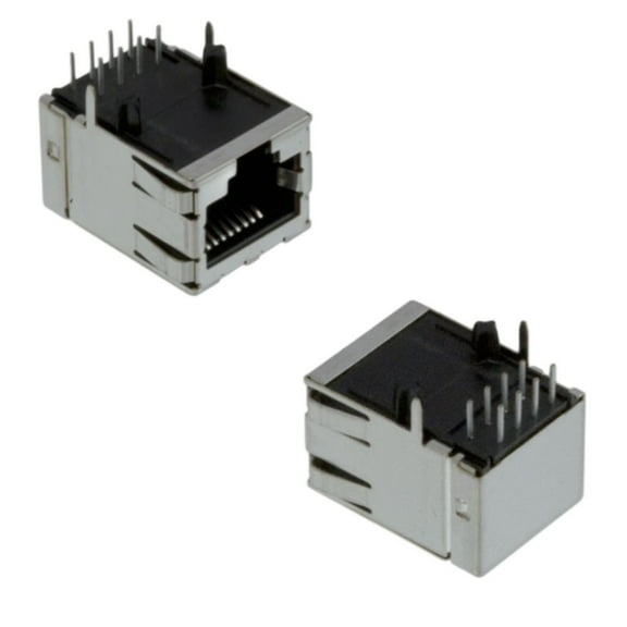 Pack of 2 406298-1 Modular Connectors, Ethernet Connectors S/P 8P CAT 4, Bulk