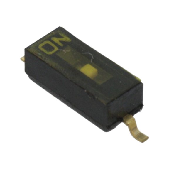 Pack of 2 416131160801 Dip Switch SPST 1 Position Surface Mount Slide (Standard) Actuator 25mA 24VDC