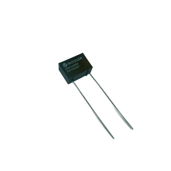 Pack of 2 652A1A305K Capacitor Metallized Polycarbonate, Flame Retardant Epoxy case, Rectangular Radial Leads,50V 3.0MFD 20AWG 10% Bulk, RoHS