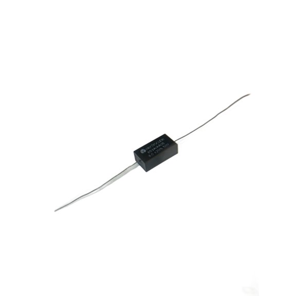 Pack of 2 653A1A405M Capacitor Metallized Polycarbonate, Flame Retardant Epoxy case, Rectangular Radial Leads,4.0MFD 50V 22AWG 20%, Bulk, RoHS