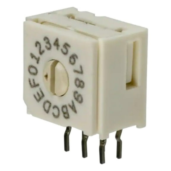 Pack of 2 94HAB16RAT Switch Rotary DIP Hexadecimal 100MA 50V
