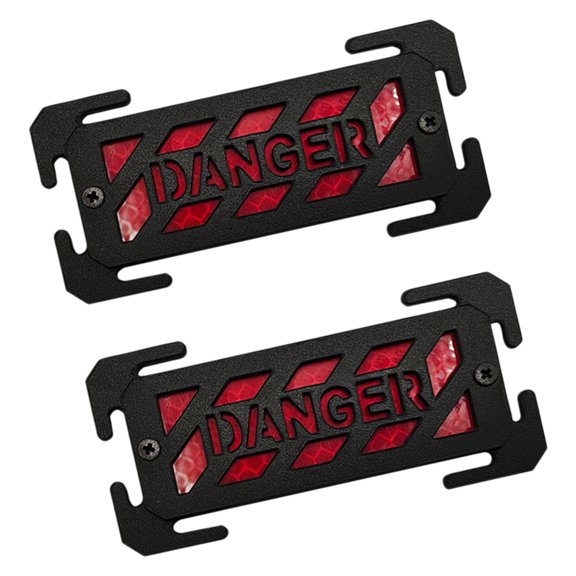 Pack of 2 ABS Reflective Buckle Equipment Accessory for Gear 3 Color Option for Night Hiking and Outdoor Use
