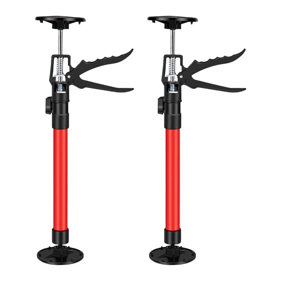 Pack of 2 Adjustable Support Poles for Cabinet and Installation Featuring 180lb Load Capacity Height Adjustment from 12 to 24 Inches Angle rotations.