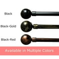 thumbnail image 1 of Pack of 2 Adjustable Window Curtain Rods - Sizes For all windows! Ball Design, 1 of 4