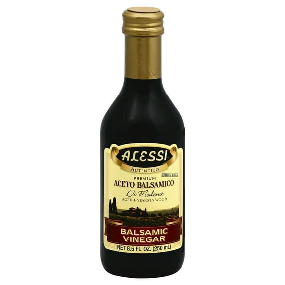 Pack of 2 Alessi Aceto Balsamico Di Modena Balsamic Vinegar, 8.5 oz (Package May Vary)