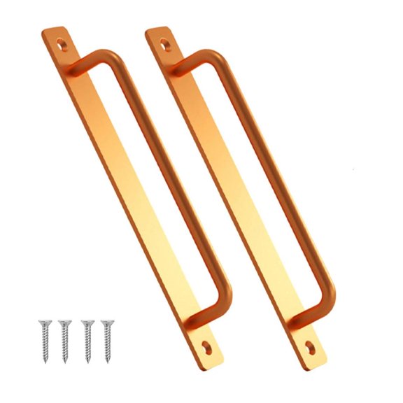 Pack of 2 Aluminum Alloy Door Pulls for Multipurpose Use In Residential Space