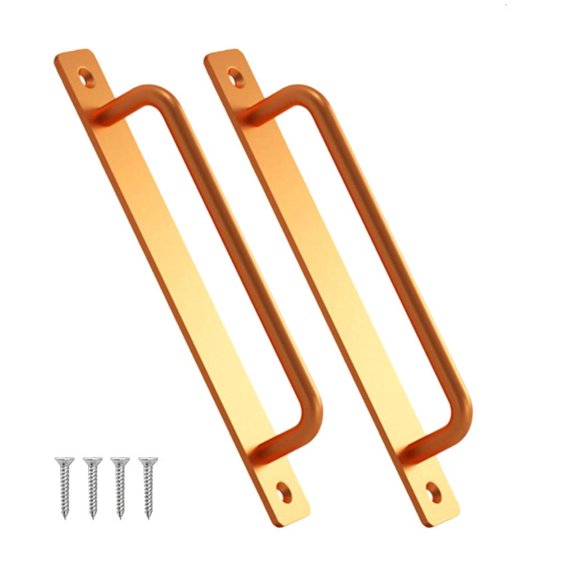 Pack of 2 Aluminum Alloy Door Pulls for Multipurpose Use In Residential Space