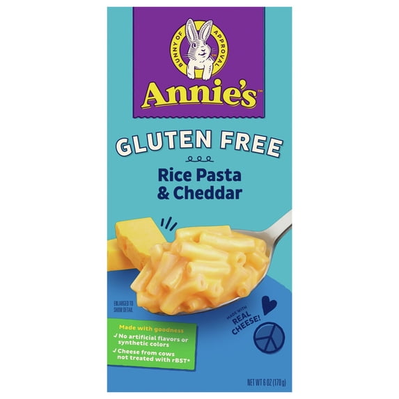 Pack of 2 - Annie's Gluten Free Rice Pasta and Cheddar, 6 oz