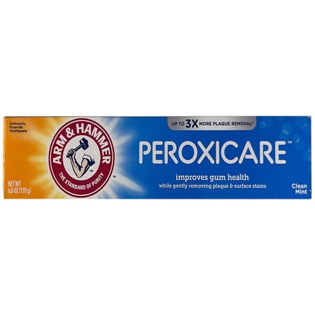 Pack of (2)Arm And Hammer Peroxicare Deep Clean Toothpaste, 6 oz (Packaging May Vary)