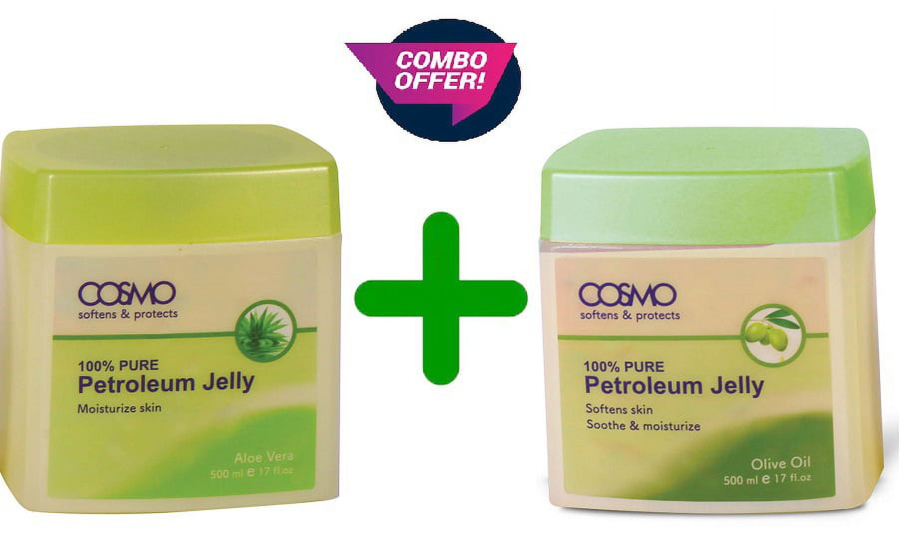 Pack of 2 Assorted Petroleum Jelly 100 Pure Triple Purification Method
