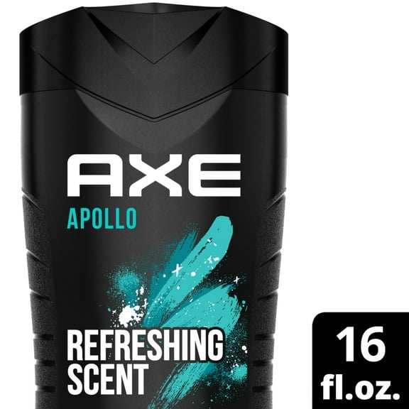 Axe Apollo Men's Body Wash Sage & Cedar Wood With Odor-Busting Prebiotics 16 fl oz - Pack of 2