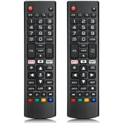 (Pack of 2) BN68 Universal Remote Control for LG TV Remote, Compatible with All Models for LG Brand
