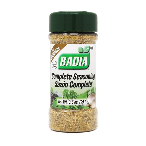 (2 pack) Badia Complete Seasoning, 3.5 oz - All-Purpose Spice Blend of Garlic, Onion, Salt, Pepper, Herbs & Spices - Savory Signature Blend