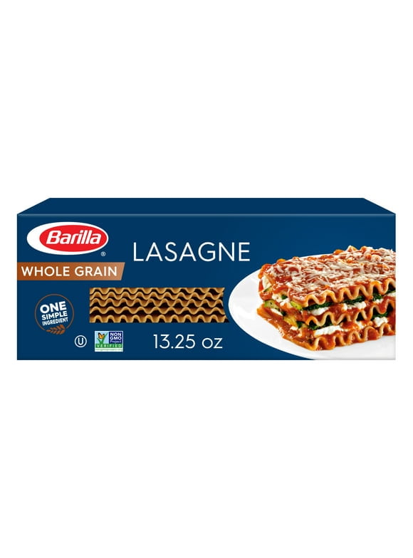 Pack of 2 Barilla Whole Grain Wavy Lasagne Pasta, 13.25 oz