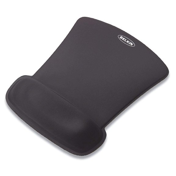 Pack of 2 Belkin WaveRest Wrist Rest Gel Mouse Pad, Black (F8E262-BLK)
