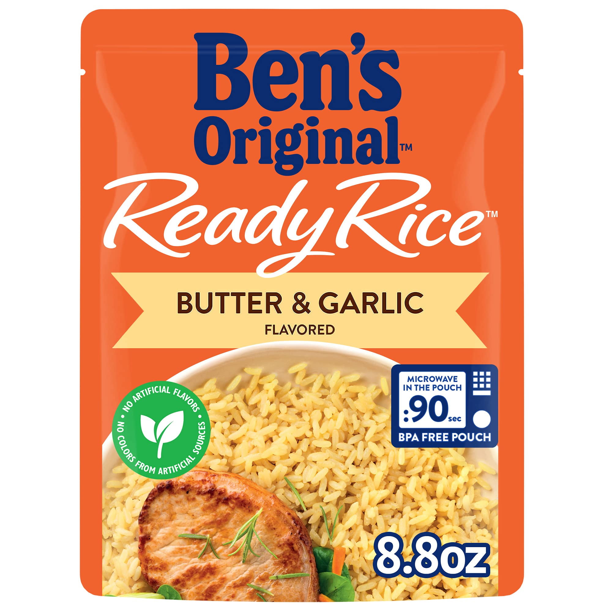 Pack of 2 - Bens Original Ready Rice Butter And Garlic Flavored Rice ...