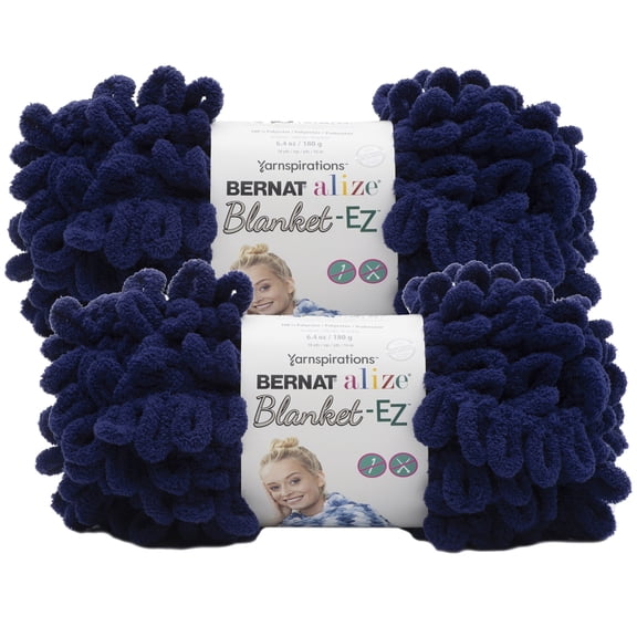 (Pack of 2) Bernat Alize Blanket-EZ Yarn-Twilight Blue