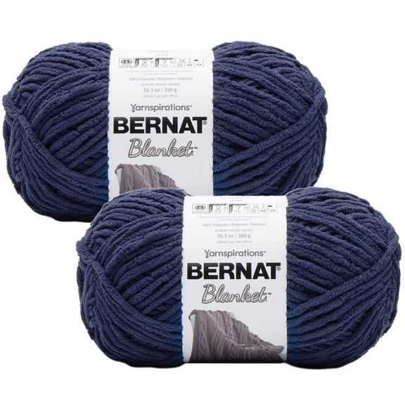 (Pack of 2) Bernat Blanket Big Ball Yarn-Twilight