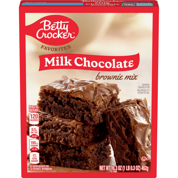 Pack of 2 Betty Crocker Favorites Milk Chocolate Brownie Mix, 16.3 oz