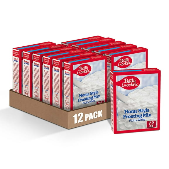 Pack of 2 - Betty Crocker Homestyle Fluffy White Frosting Mix, 7.2 Oz. (Pack Of 12)