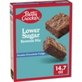 thumbnail image 1 of Pack of 2 - Betty Crocker Lower Sugar Brownie Mix, Double Chocolate Fudge, No Artificial Sweeteners, 14.7 Oz, 1 of 3