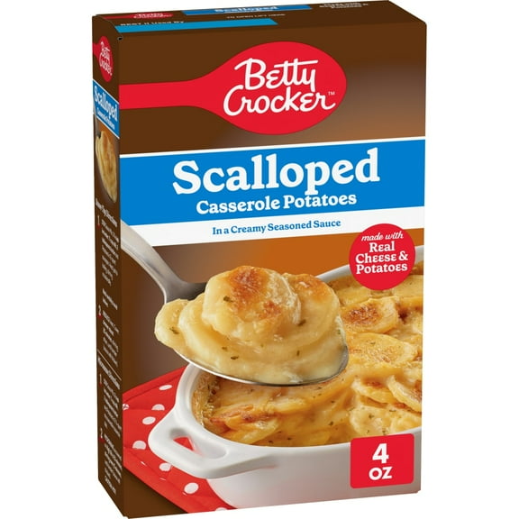 Pack of 2 Betty Crocker Scalloped Casserole Potatoes, 4 oz (packaging may vary)