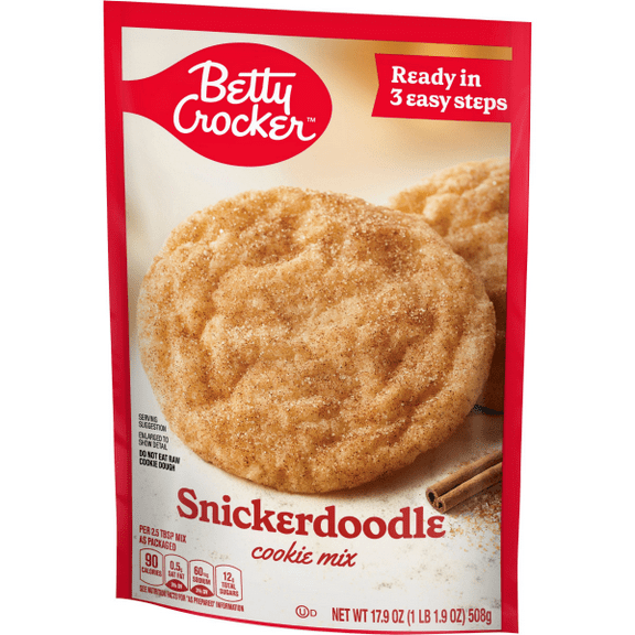 Pack of 2 Betty Crocker Snickerdoodle Cookie Mix, 17.9 oz.