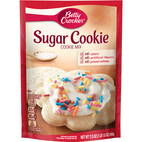 Pack of 2 Betty Crocker Sugar Cookie Mix, 17.5 oz