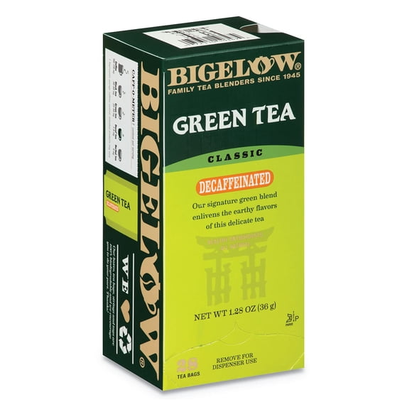 Pack of 2 - Bigelow Decaffeinated Green Tea, Green Decaf, 0.34 Lbs, 28/Box