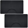 Pack of 2 Black 36 in. x 60 in. x 1/2 in. Rectangular AntiFatigue Mats