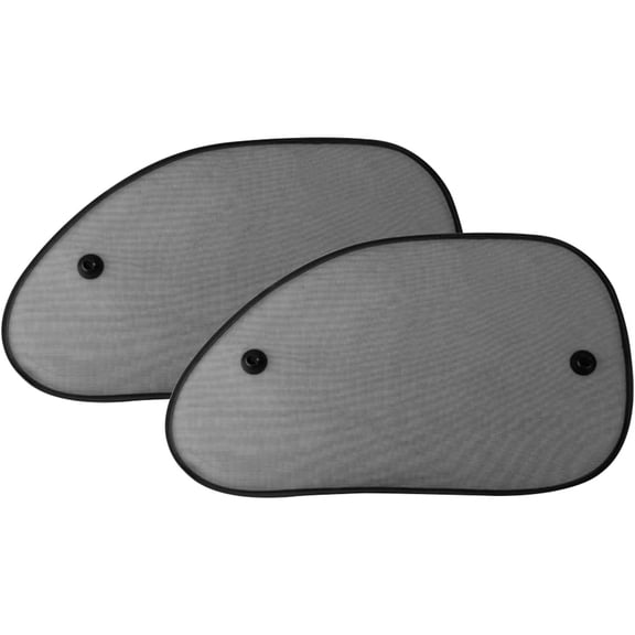 Pack of 2 Black Car Sun Shade Side Window Sunshade Cover Perforated Mesh Diagonal Baffle Mesh Visor Screen Solar