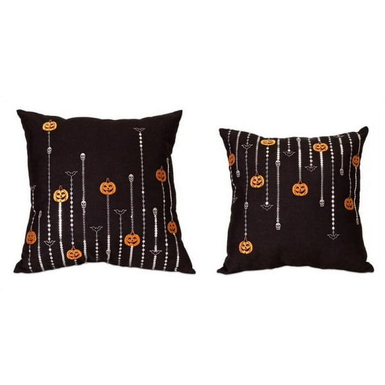 Black throw shop pillows walmart