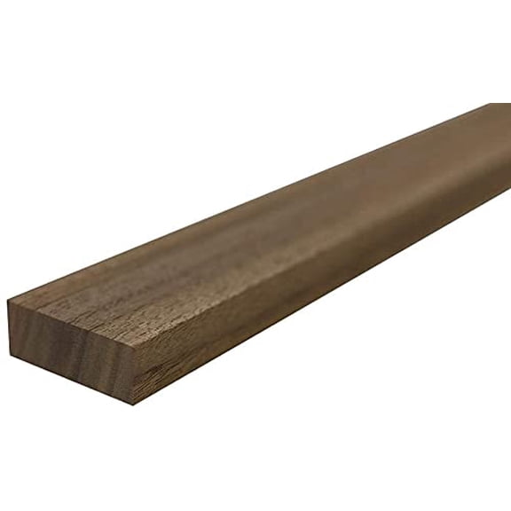 Pack of 2, Black Walnut Lumber Boards - 3/4" x 4", Best Hardwood Lumber for Cutting Boards (3/4" x 4" x 24")