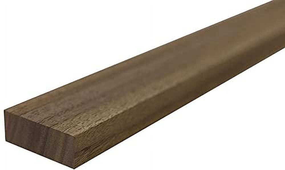 Pack of 2, Black Walnut Lumber Boards - 3/4" x 4", Best Hardwood Lumber for Cutting Boards (3/4" x 4" x 36")