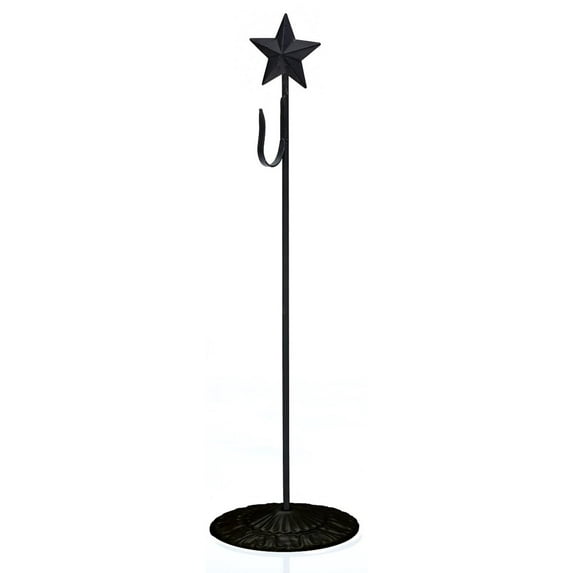 Pack of 2 Bronze Star Decorative Christmas Wreath Floor Stands 25"