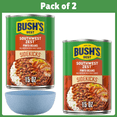 thumbnail image 1 of Pack of 2 Bush's Sidekicks Southwest Zest Pinto Beans, Canned Beans, 15 oz Can-With Bowl, 1 of 13