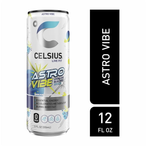 Pack of 2 - CELSIUS Sparkling Astro Vibe Energy Drink Can 12 fl oz