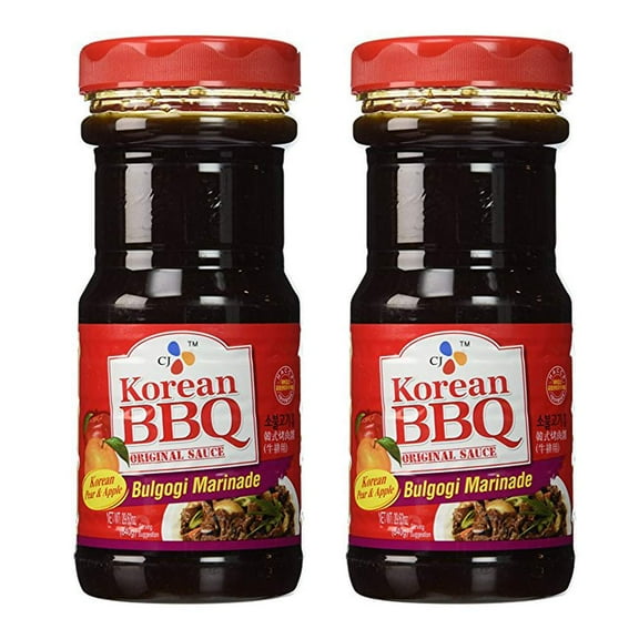 [ Pack ofUMRT2 ] CJ Bulgogi Marinade Korean BBQ Sauce, 29.63 Ounce Bottles