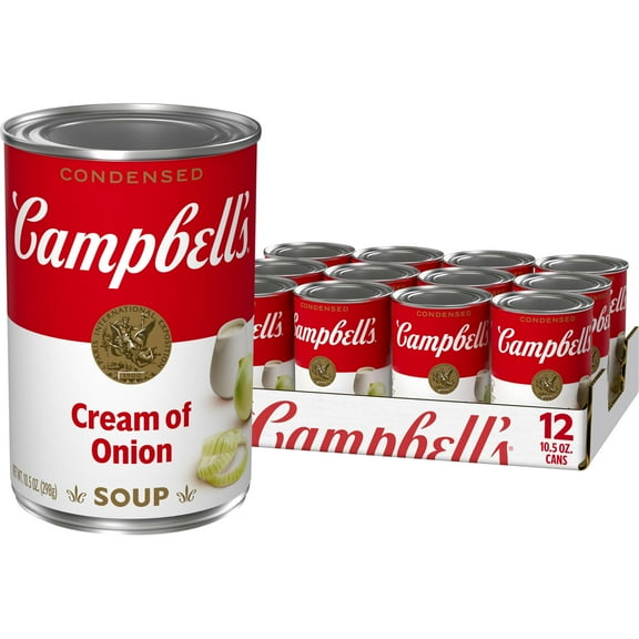 Pack of 2 - Campbells Condensed Cream Of Onion Soup, 10.5 Oz Can (12 Pack)