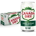thumbnail image 1 of Pack of 2 - Canada Dry Zero Sugar Ginger Ale Soda, 12 Fl Oz Cans, 12 Pack Packaging May Vary, 1 of 3