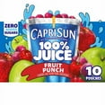 thumbnail image 1 of Pack of 2 - Capri Sun 100% Juice Fruit Punch Naturally Flavored Juice Box Pouches 10 ct, 1 of 5
