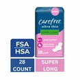 thumbnail image 1 of Pack of 2 - Carefree Ultra Thin Pads with Wings Super Absorbency Unscented 28 count Packaging May Vary, 1 of 5